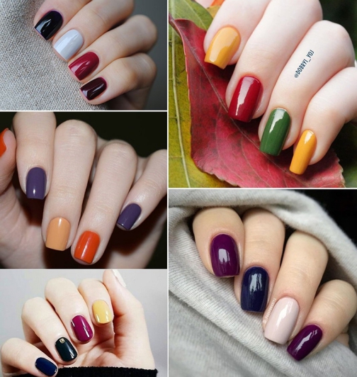 Mẫu Nail nhiều màu đẹp nhất hiện nay - lamnails.Net