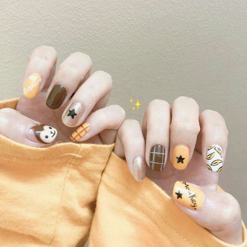 Các mẫu nail cực dễ thương cho nàng cá tính đẹp nhất hiện nay - lamnails.Net