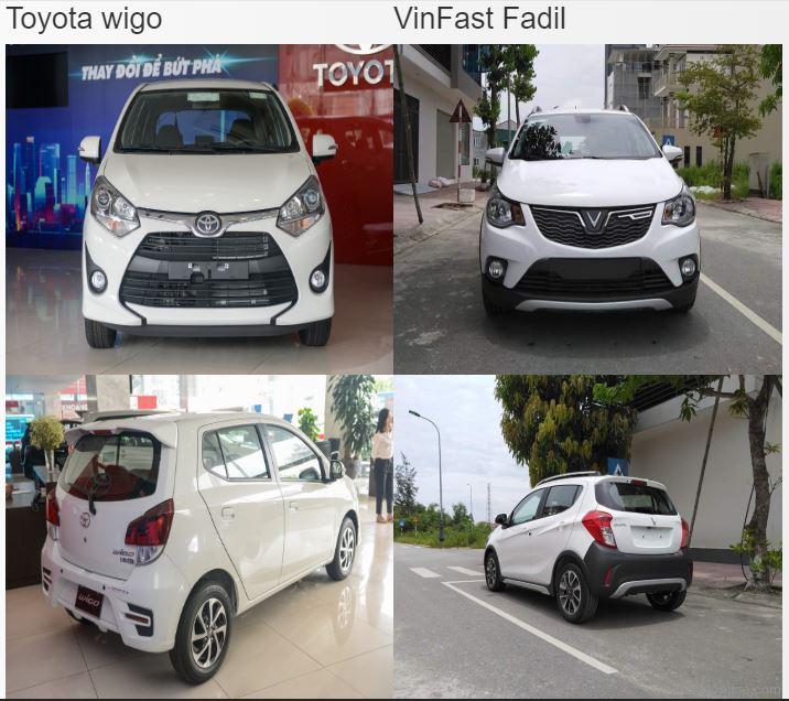 So sánh xe VinFast Fadil và Toyota Wigo - lamnails.Net