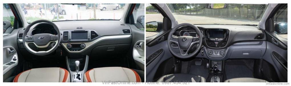 So sánh tiện ích của xe Fadil với xe Kia Morning - lamnails.Net
