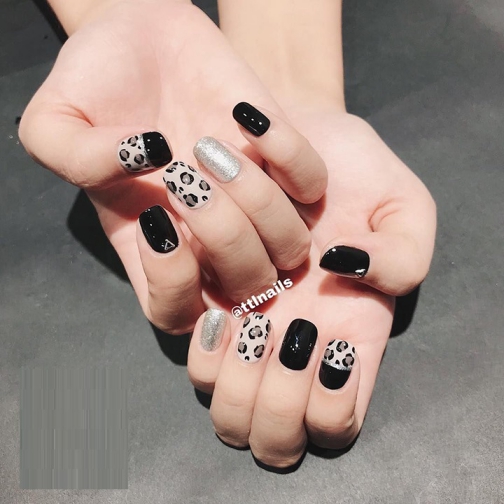 Mẫu Nail họa tiết da báo đẹp nhất hiện nay - lamnails.Net