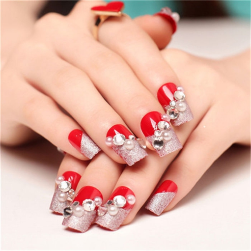 Mẫu Nail đính đá đẹp nhất hiện nay - lamnails.Net