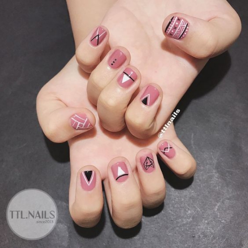 Các mẫu nail đẹp phù hợp co móng ngắn đẹp nhất hiện nay - lamnails.Net