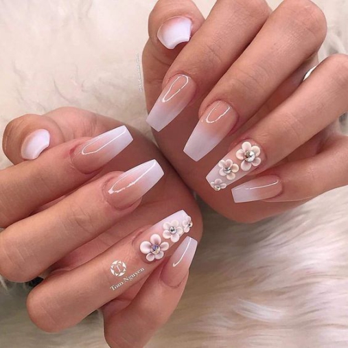 Các mẫu nail dành cho cô dâu ngày cưới đẹp nhất hiện nay - lamnails.Net