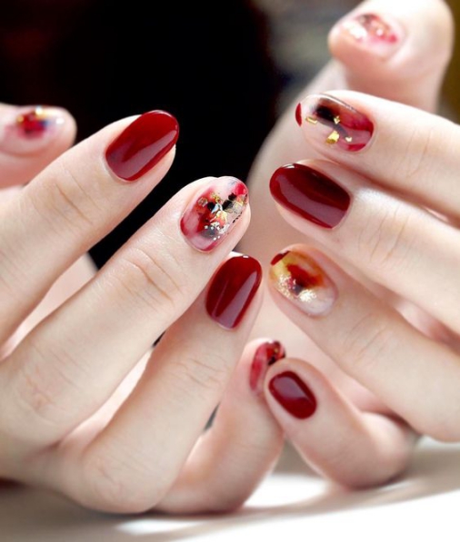 Các mẫu nail màu đỏ rượi đẹp nhất hiện nay - lamnails.Net