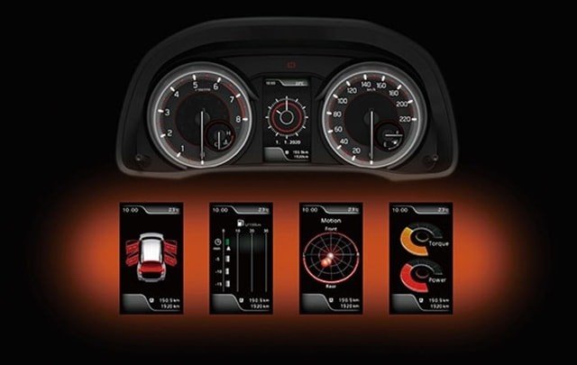 đồng hồ hiển thị thông tin trên Suzuki XL7.