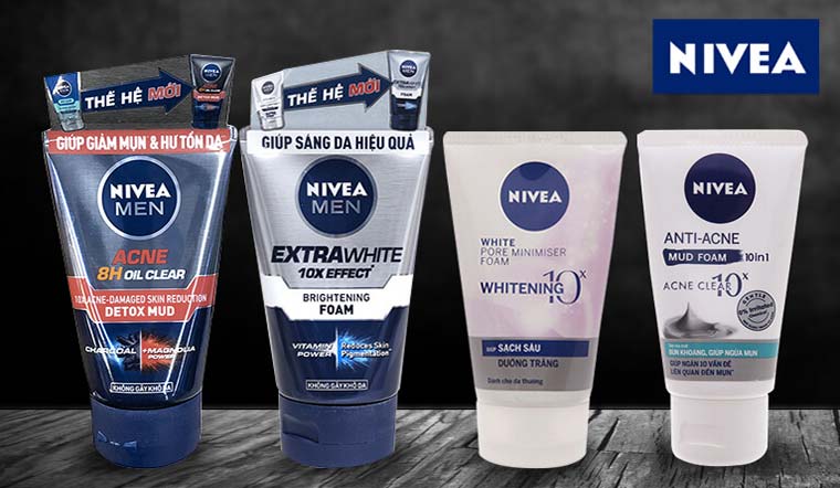 sửa rửa mặt nivea cho nam