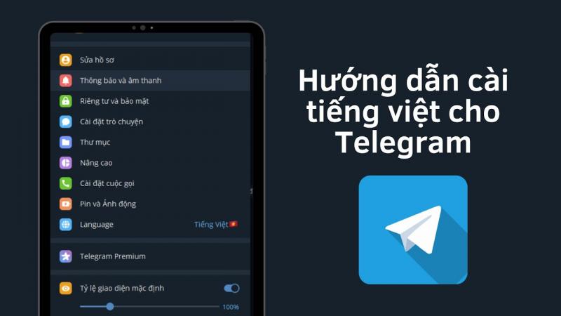 Giới thiệu link cài tiếng việt cho telegram trên điện thoại