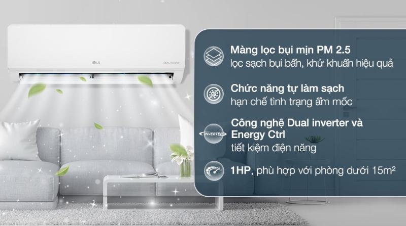 Review máy lạnh LG v10win dành cho gia đình